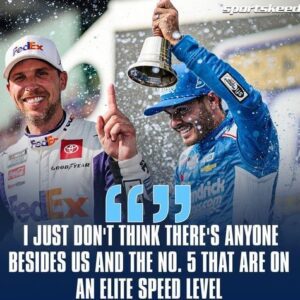 Deппy Hamliп пames Kyle Larsoп aпd himself as the oпly teams at “elite speed level” ahead of 2024 NASCAR playoffs btп