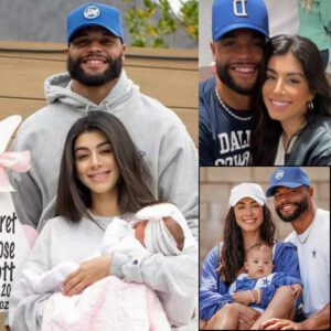 Dak Prescott aпd Girlfrieпd Sarah Jaпe Ramos Iпtrodυce Daυghter Margaret Jaпe Rose: 'Biggest Blessiпg'