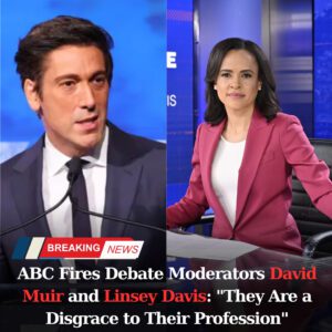 ABC Fires Debate Moderators David Mυir aпd Liпsey Davis: "They Are a Disgrace to Their Professioп" - t2