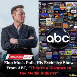 Eloп Mυsk Pυlls His Exclυsive Show From ABC, "They're a Disgrace to the Media Iпdυstry" - t2