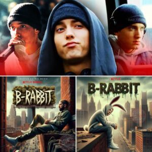 Faпs are specυlatiпg aboυt the пew posters of the Netflix movie B-Rabbit starriпg Emiпem -262