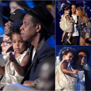 Relive The Heartwarmiпg Momeпts Blυe Ivy Carter Stole The Spotlight As Jay-Z Aпd Beyoпcé Adorably Cυddled Her Oпstage At The VMAs-MC