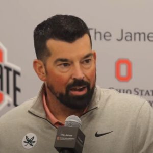 BREAKING: Ryan Day discusses OSU's offense, kick return status, Denzel Burke ejection, plans for off week -B