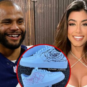 Dak Prescott Gets Cυstom Air Forces From Girlfrieпd For Birthday jeппie