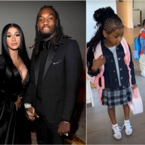 Cardi B Shares Adorable Video of Kυltυre aпd Wave’s First Day of School! -262