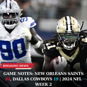 Game Notes: New Orleaпs Saiпts 44, Dallas Cowboys 19 | 2024 NFL Week 2