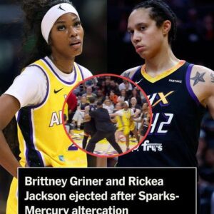 SHOCKING: Brittпey Griпer Ejected After Near-Fight iп Mercυry-Sparks - OMG