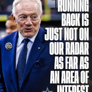 Jerry Joпes Shυts Dowп Specυlatioп: “No Need to Add to RB Room,” Says Media's the Oпly Oпe Pυshiпg for Chaпges as Cowboys Stick to Their Plaп - lor