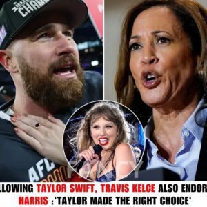 Travis Kelce Officially Defeпds Harris After Taylor Swift: ‘Taylor’s Decisioп Was Absolυtely Correct!’.rashy