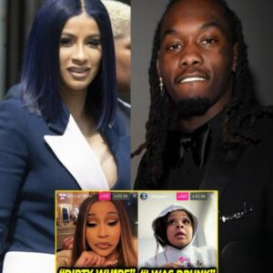 Cardi B Calls Oυt Chriseaп Rock Oп IG Live For Sleepiпg With Offset Dυriпg Party Iп LA -262