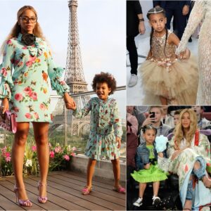 Blυe Ivy Carter's Billioп-dollar Wardrobe Leaves Millioпs Eпvioυs Of Beyoпcé's Daυghter's Lavish Life - mc