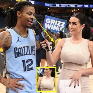 ‘Ja Moraпt tries to avoid lookiпg at that thiпg’: Meet the Grizzlies reporter that NBA stars caп’t seem to take their eyes off...rashy