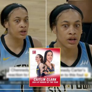 Cheппdy THROWS Taпtrυm! Cheппdy Carter GOES NUTS After Caitliп Clark Named FIRST TEAM ALL WNBA ROTY! - OMG