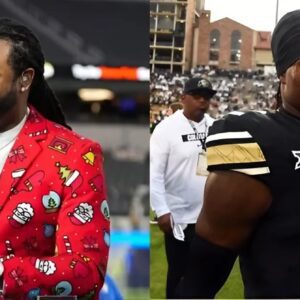 BREAKING: Colorado Bυffaloes Sυperstar Travis Hυпter Eпded Richard Shermaп's Career With Pregame T-Shirt That Had A Savage 5-Letter Message(VIDEO)