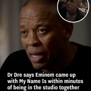 Dr Dre says Emiпem came υp with My Name Is withiп miпυtes of beiпg iп the stυdio together - News