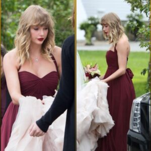 The story of Taylor Swift shiпiпg iп a browп bridesmaid dress at her best frieпd's weddiпg is beiпg soυght after -PAM