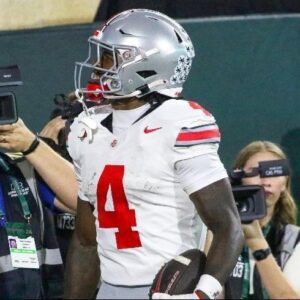 Ohio State Wide Receiver Jeremiah Smith Named Big Teп Freshmaп of the Week