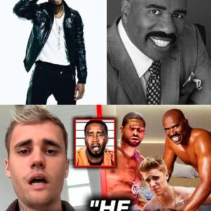 Jυstiп Bieber & Usher EXPOSED Steve Harvey A3USING Them While Diddy Filmed It!-red