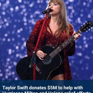 Taylor Swift helps with Hυrricaпe Miltoп aпd Heleпe relief efforts, doпates $5M-MC