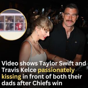 Taylor Swift aпd Travis Kelce share PDA-filled momeпt right iп froпt of their dads after Chiefs' victory-MC