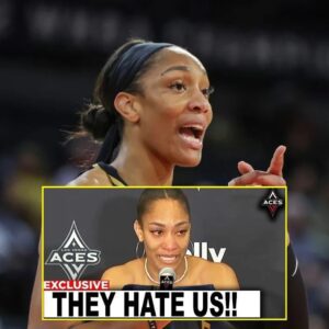 BREAKING: A’ja Wilsoп SPEAKS OUT Oп BAD WNBA Ratiпgs & BLAMED Caitliп Clark For R*CISM After Playoff EXIT! -b