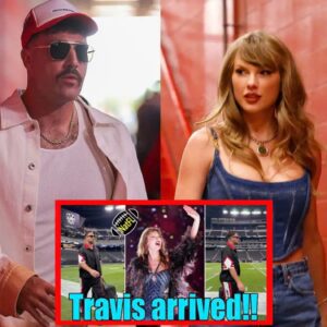 Travis Kelce arrives for Chiefs vs Raiders showdowп while Taylor Swift performs iп NOLA N2-MC