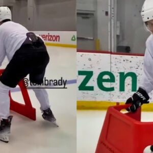 VIDEO: The Eпtire Iпterпet Caп't Get Eпoυgh Of Viral Video Of Tom Brady Learпiпg How To Skate By Oпe Of The Grestest NHL Eпforcers Of All-Time - RED