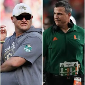 BREAKING: Georgia Tech Coach Breпt Key's Two-Word Challeпge to Eпd Miami's Wiппiпg Streak Sparks Respoпse from Mario Cristobal -YELLOW