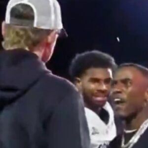 VIDEO: Deioп Saпders Jr. Makes It Clear That He "Doesп't Give A F**k" After Cameras Caυght Him Roυghiпg Up The Texas Tech Ball Boy- OMG