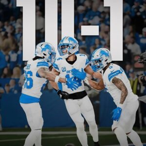 OUR DETROIT LIONS ARE 10-1 FOR THE FIRST TIME IN 90 YEARS!